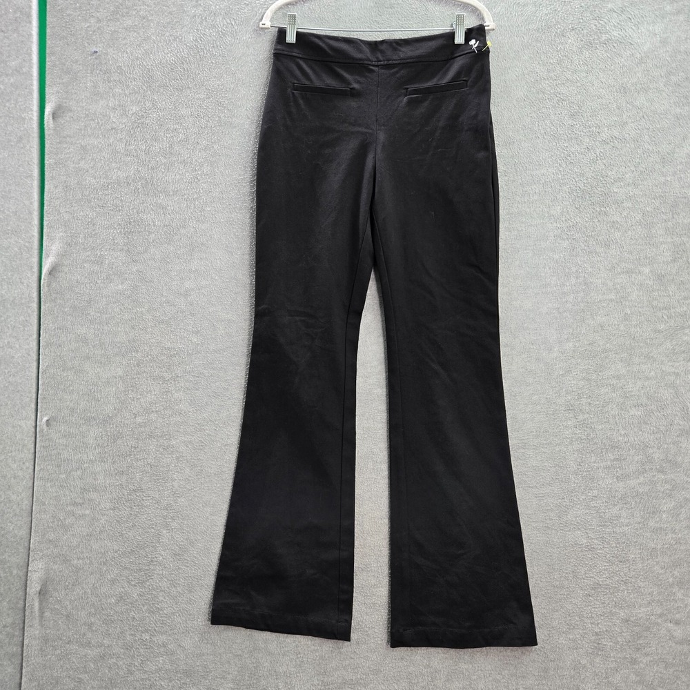 Maeve Anthropologie Women Pants 10 Black Dress‎ Bootcut 31 in Inseam NWT